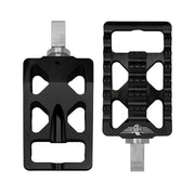 Heinz Bikes MX Passenger Footpegs In Black For Harley-Davidson 2018-2025 Softail & 2021-2025 Sportster RH Models