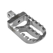 Heinz Bikes MX Passenger Footpegs In Silver For Harley-Davidson 2018-2025 Softail & 2021-2025 Sportster RH Models