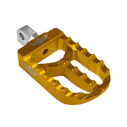 Heinz Bikes MX Driver/Passenger Footpegs In Gold For Harley-Davidson 1991-2017 Dyna, 1981-2022 Sportster & 1984-2017 Softail Models