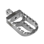 Heinz Bikes MX Driver/Passenger Footpegs In Silver For Harley-Davidson 1991-2017 Dyna, 1981-2022 Sportster & 1984-2017 Softail Models