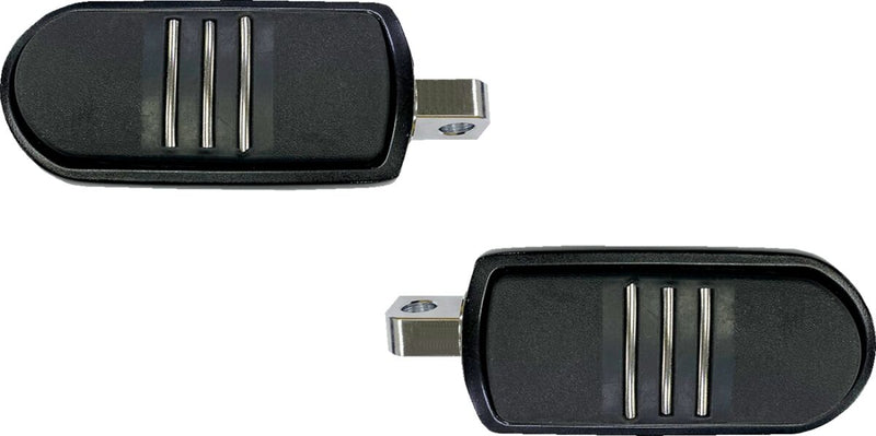 Drag Specialties Sweeper Foot Pegs Fits Harley-Davidson Softail Models 1988-1990