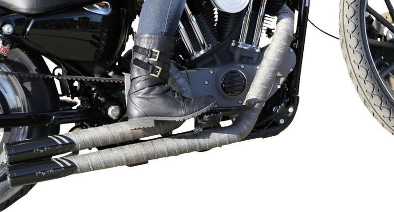 Burly Brand MX Style Footpegs In Black With Male Mounts