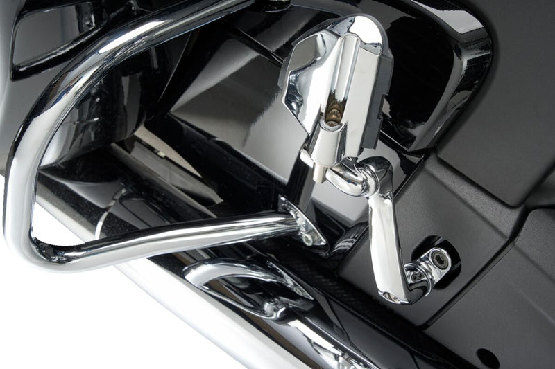 Ciro Adjustable Passenger Peg for 2014-2026 INDIAN Foot Pegs Chrome Silver Steel Kit