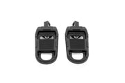 Drag Specialties ADJUSTABLE FOOTPEGS Foot Pegs Black Left Right Folding Aluminium Pair