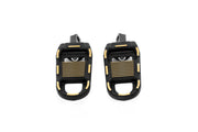 Drag Specialties ADJUSTABLE FOOTPEGS Foot Pegs Gold Black Left Right Folding Aluminium Pair