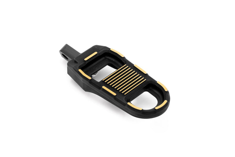 Drag Specialties ADJUSTABLE FOOTPEGS Foot Pegs Gold Black Left Right Folding Aluminium Pair
