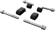 Kuryakyn Driver Floorboard Spacers For Harley-Davidson 2009-2023 Touring Models In Gloss Black #KUR7509