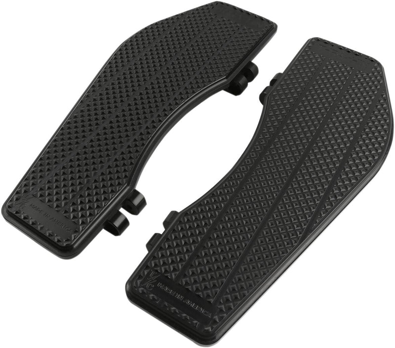 Thrashin' Supply Co. Bagger Floorboards - Pair, 6061 Billet Aluminum, Knurled - Anodized / Black for Harley-Davidson Touring, Softail, Trike & FXR 1936-2025