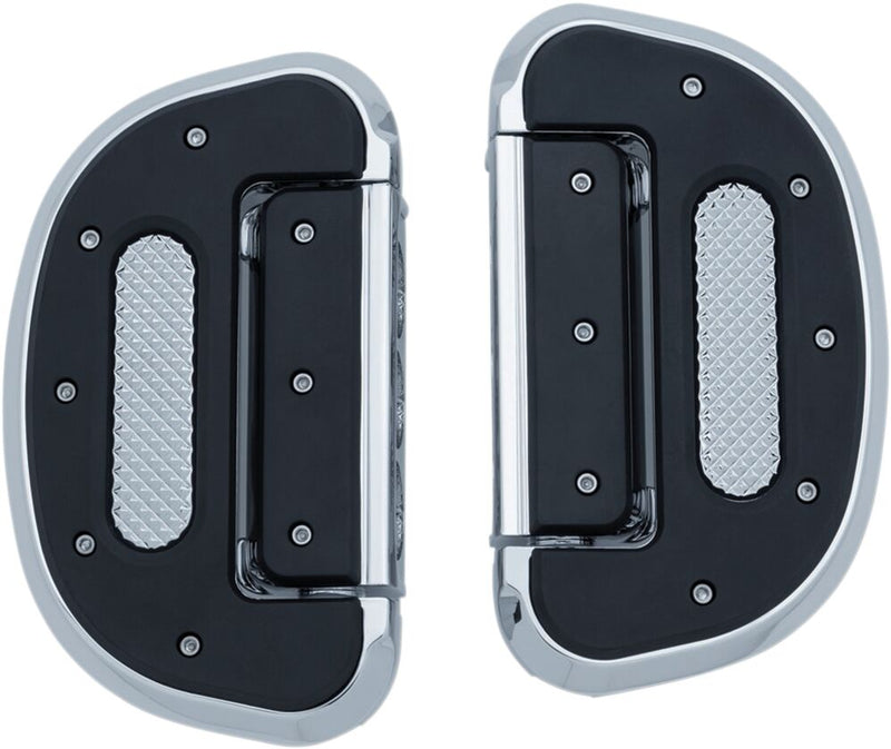 Kuryakyn Heavy Industry Folding Floorboards In Chrome