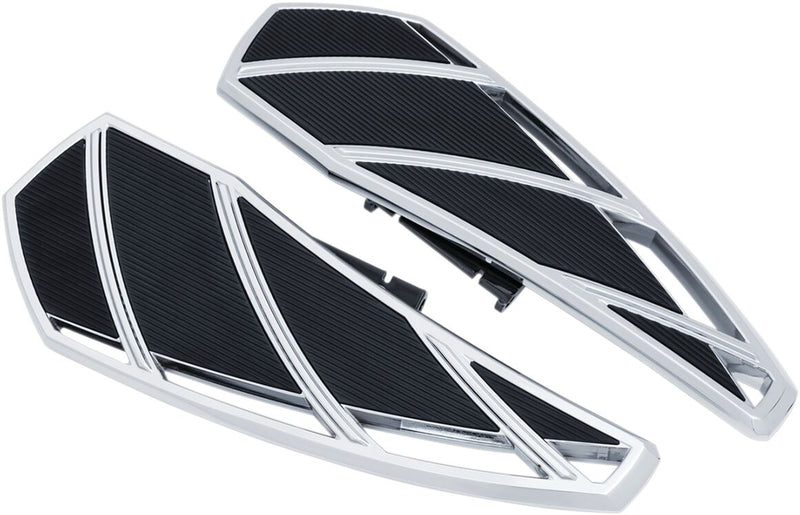 Kuryakyn Phantom Driver Floorboards In Chrome For Harley-Davidson 2018-2025 Softail Motorcycles