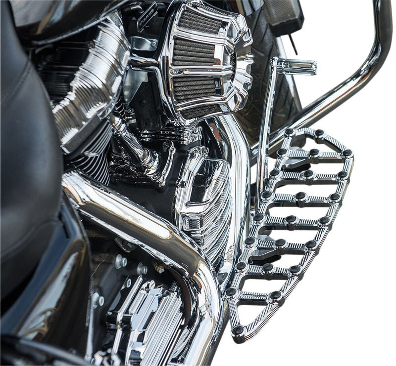 Arlen Ness Chrome MX Driver Floorboards for Various Various Harley-Davidson Motorcycles (See Fitment List)
