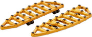 Arlen Ness Gold MX Driver Floorboards for Various Various Harley-Davidson Motorcycles (See Fitment List)