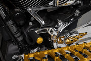 Arlen Ness Gold MX Driver Floorboards for Various Various Harley-Davidson Motorcycles (See Fitment List)