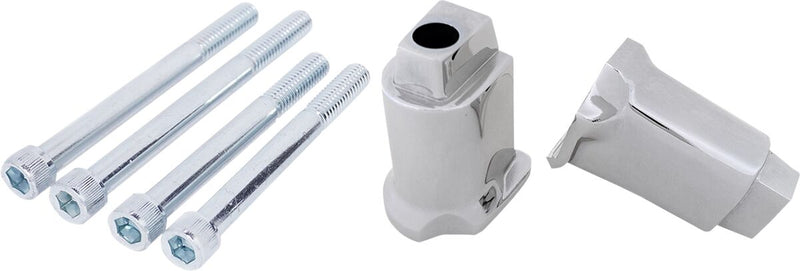 Drag Specialties Passenger Floorboard Mount - Kit - Chrome for Harley-Davidson Softail 2018-2024