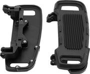 Drag Specialties Adjustable Floorboards Designed by Gilles for 2017-2025 Harley-Davidson Black 6061 T-6 Aluminium Pair #FB-B002-BD