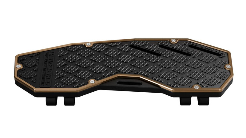 Heinz Bikes Performance Floorboards for 1980-2025 Harley-Davidson Bronze Black Bolt-On 6061 Billet Aluminium Pair #HB-PFB-BRO