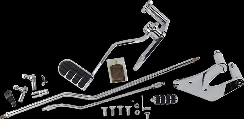 Kuryakyn Extended Forward Controls For Harley-Davidson 1991-2017 Dyna Motorcycles In Chrome #KUR9064