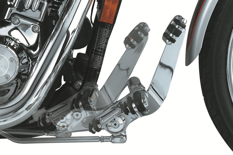 Kuryakyn Extended Forward Controls For Harley-Davidson 1991-2017 Dyna Motorcycles In Chrome