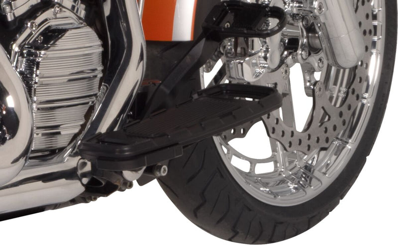 Drag Specialties Floorboard Kit Designed by Gilles for 2017-2025 Harley-Davidson Black Aluminium Each