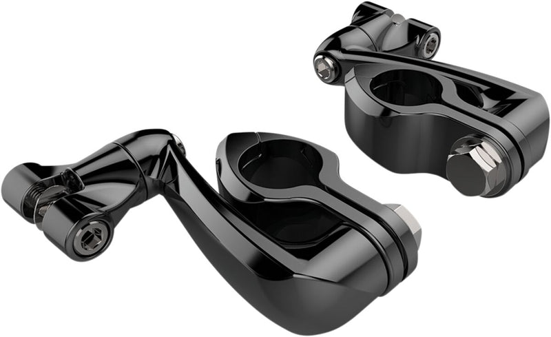Engine Guard Highway Peg Hingeless Mounting Clamp Kit