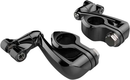 Engine Guard Highway Peg Hingeless Mounting Clamp Kit