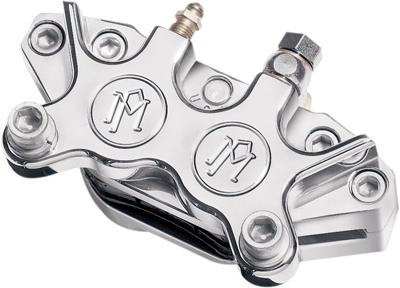 Performance Machine Brake Caliper Replacement Components - Aluminum, 125 x 4R, Each - Chrome for Harley-Davidson Touring, Softail, Sportster & Dyna 1983-2012