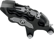 Six-Piston Differential-Bore Front Caliper Dyna,
Softail,
Classic,
Sportster,
Touring,
V-Rod