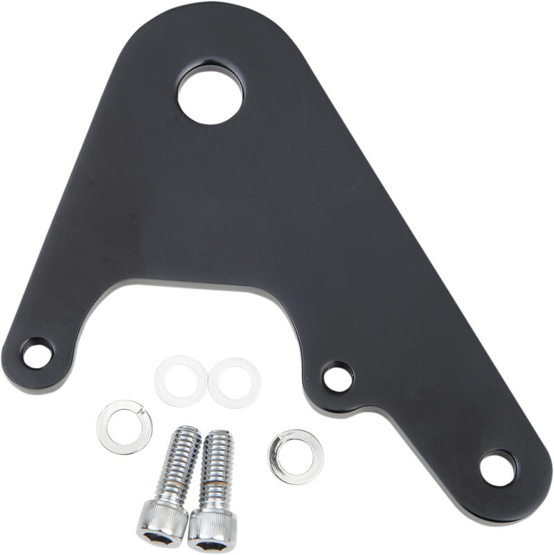 Performance Machine Vintage Caliper Bracket - Each, Aluminum - Black for Harley-Davidson FXR 1986-1994