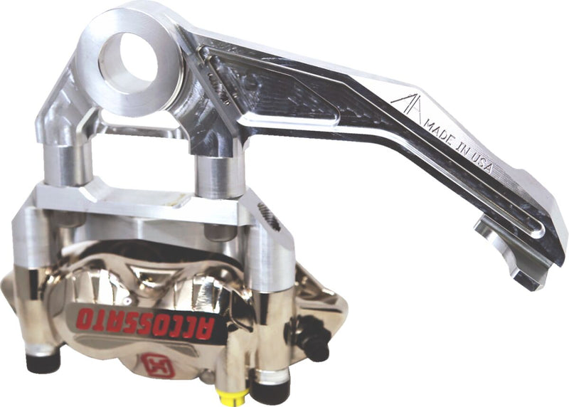 Alloy Art Raw Multi Brake Caliper Mount for 2009-2026 Harley-Davidson Touring Motorcycles