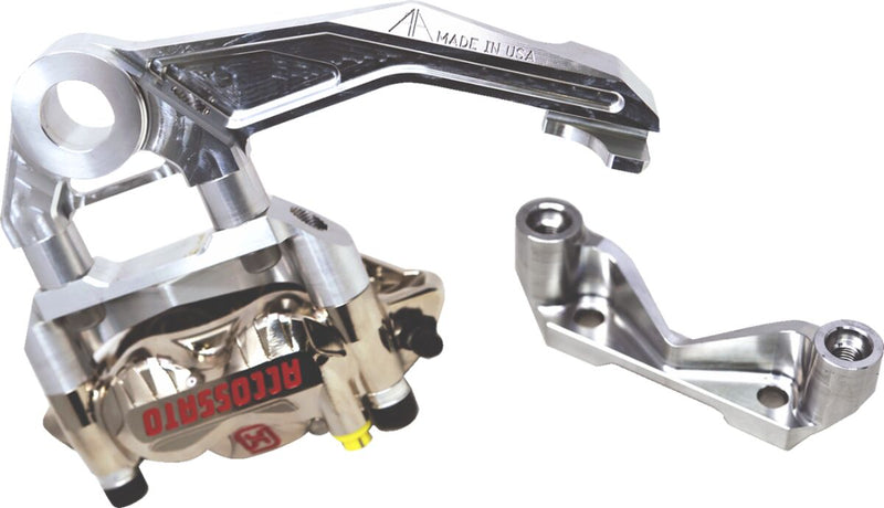 Alloy Art Raw Multi Brake Caliper Mount for 2009-2026 Harley-Davidson Touring Motorcycles #MCRB1-1