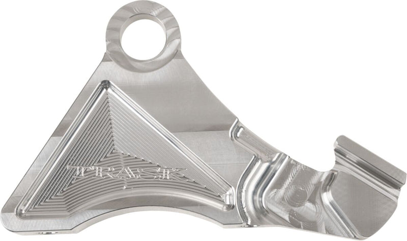 Trask Radial Brake Caliper Mount - Billet, Each, Billet Aluminum - Raw / Silver for Harley-Davidson Softail, Dyna & FXR 2018-2025