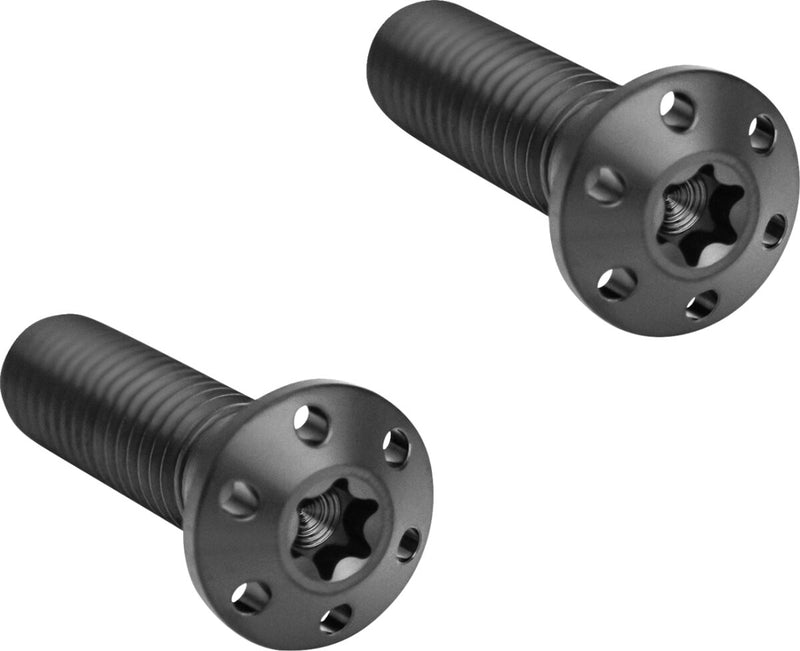 Arlen Ness Brake Caliper Mounting Bolts - CNC-Machined /  Titanium, Kit - Black for Harley-Davidson Touring, Softail, Sportster & Dyna 2000-2024