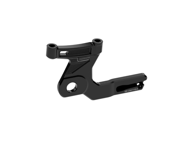 Rick's Motorcycles REAR BRAKE RADIAL CALIPER ADAPTER for 2018-2024 Harley-Davidson Caliper Bracket Anodised Black Brake Caliper Aluminium Each