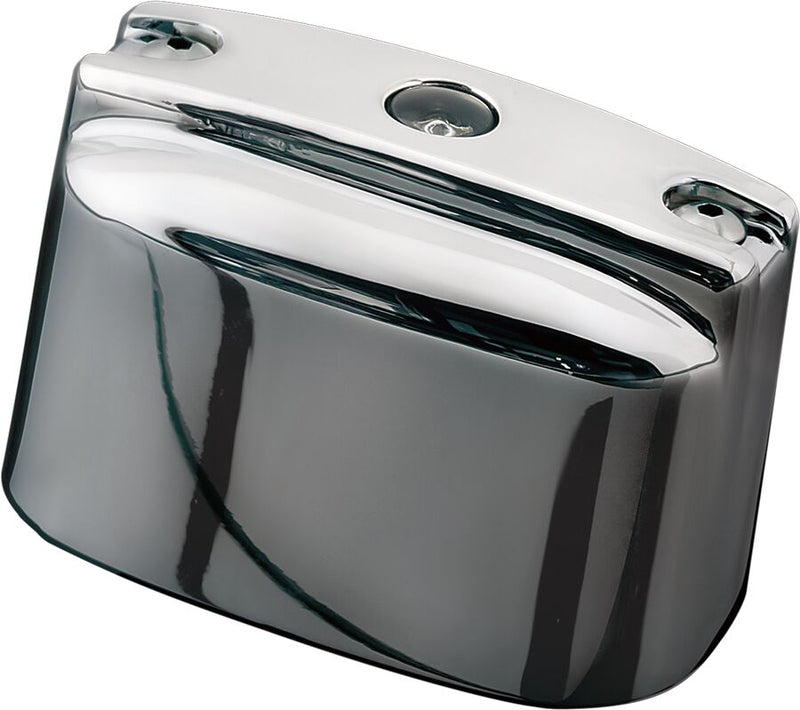 Kuryakyn Rear Master Cylinder Covers In Chrome For Harley-Davidson Touring, Trike & Softail Motorcycles