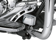 Kuryakyn Rear Master Cylinder Covers In Chrome For Harley-Davidson Touring, Trike & Softail Motorcycles #KUR9128