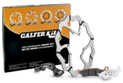 Galfer Oversize Wave Brake Rotor Kit Offroad Front for 2018-2026 SUZUKI Black Silver Solid-Mount One Piece (Fixed) Aluminium Stainless Steel