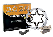 Galfer Oversize Brake Kit Front Black Orange Aluminium Stainless Steel #KG606RFS