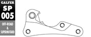 Galfer Brake Caliper Relocation Bracket for 2010-2017 SUZUKI RMX 450 Z Black Oversize Front Billet Aluminium #SP005
