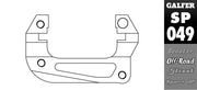 Galfer Brake Caliper Relocation Bracket Black Oversize Front Billet Aluminium #SP049