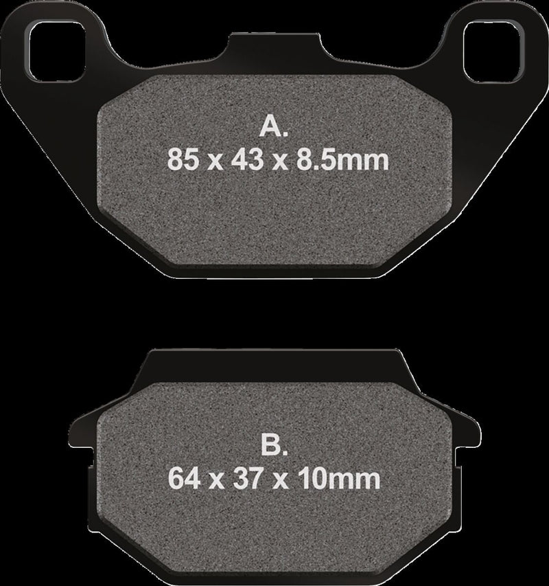 EBC Brake Pads Multi-Purpose Off-Road Rear Organic Base Organic Keviar® Set of 2 #FA305