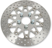 EBC Custom Stainless Steel Rear Brake Rotor for 2000-2017 Harley-Davidson Silver Narrow Band Two Piece (Floating)