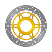 EBC X-Series Brake Rotor for 2000-2003 HONDA CBR Floating Wave® Gold Silver Full-Floating Front Two Piece (Floating) Aluminium Stainless Steel #MD1137X