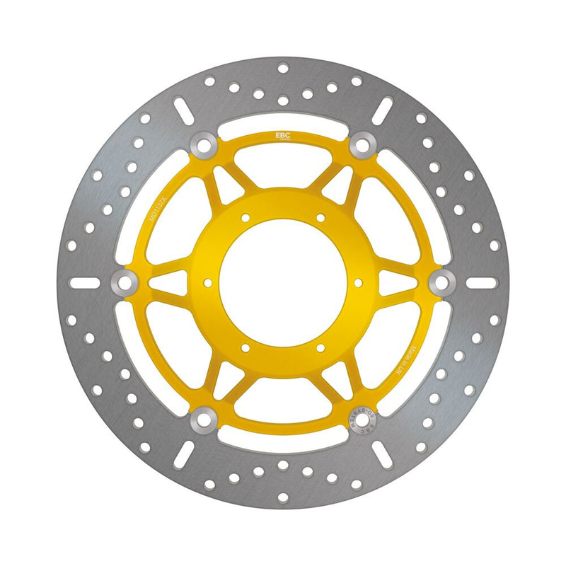 EBC X-Series Brake Rotor for 2000-2003 HONDA CBR Floating Wave® Gold Silver Full-Floating Front Two Piece (Floating) Aluminium Stainless Steel #MD1137X