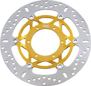 EBC MD Series Pro-Lite Contour X Brake Rotor for 2001-2007 HONDA Polished Yellow Front Two Piece (Floating) Steel #MD1141X