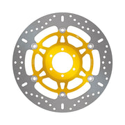 EBC X-Series Brake Rotor Floating Wave® Gold Silver Full-Floating Front Left Two Piece (Floating) Aluminium Stainless Steel #MD2001X