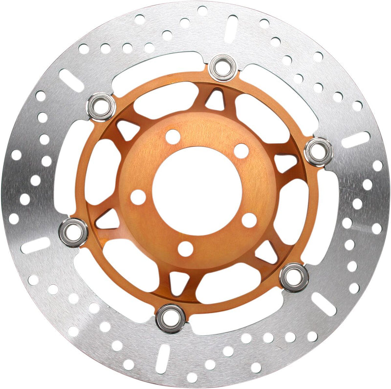 EBC MD Series Pro-Lite Contour X Brake Rotor for 1988-2010 SUZUKI Polished Yellow Front Two Piece (Floating) Steel #MD3003X