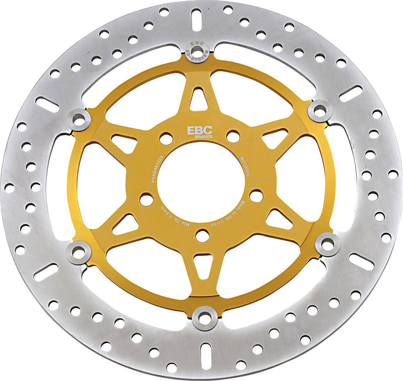 EBC MD Series Pro-Lite Contour X Brake Rotor for 1996-2007 SUZUKI Polished Yellow Front Two Piece (Floating) Steel #MD3058X