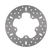 EBC Round HPSR solid brake rotor for 1998-2024 APRILIA HPSR Series Silver Stainless Steel Rear One Piece (Fixed) High-Carbon Stainless Steel