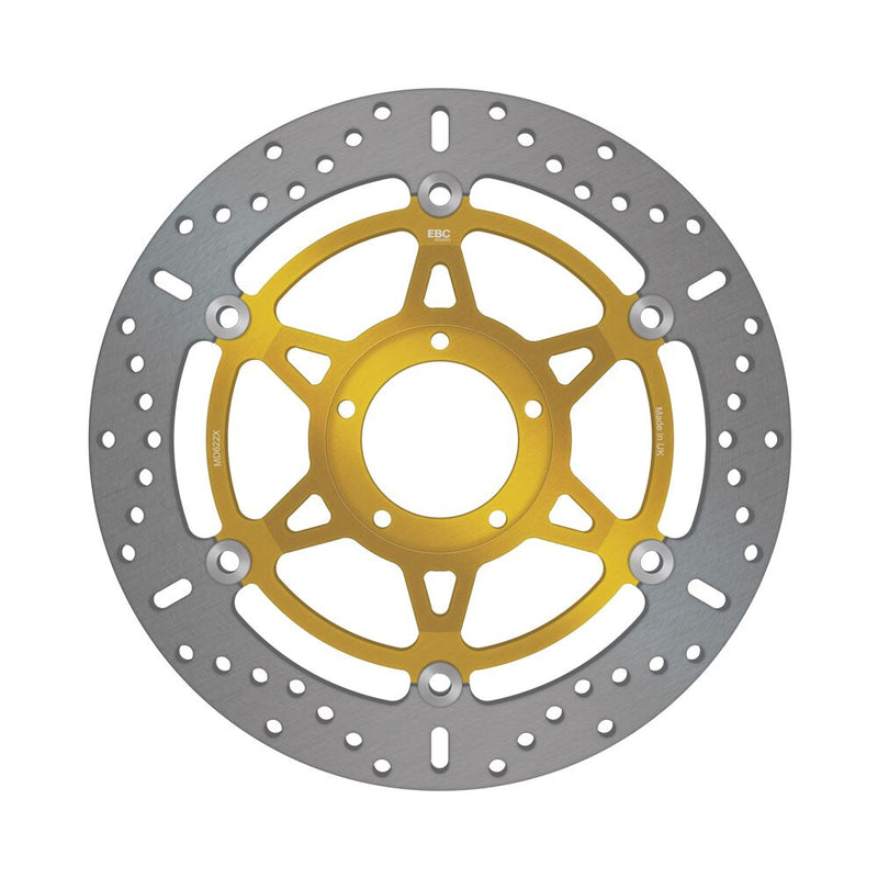 EBC X-Series Brake Rotor for 2003-2006, 2008-2011 DUCATI X Series Gold Stainless Steel Front Two Piece (Floating)