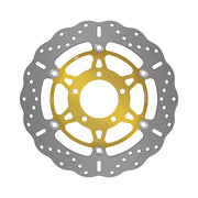 EBC Contour X Series Brake Rotor for 2001-2018 TRIUMPH XC Series Gold Silver Front Two Piece (Floating) Aluminium Alloy High-Carbon Stainless Steel...